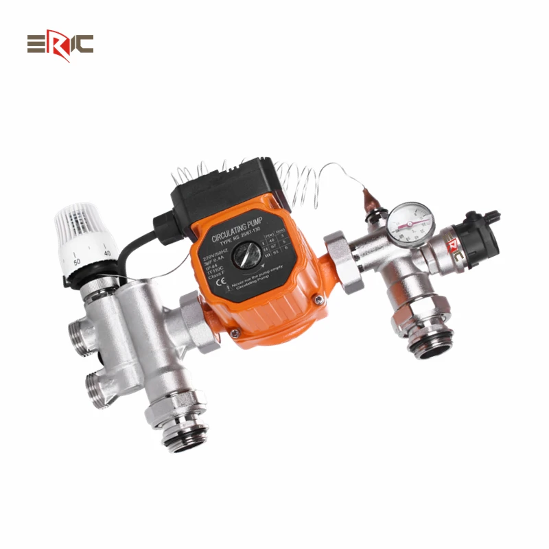 

Factory Price DN 25 Thermoregulator Cold and Hot Mixing Water Center Warm Floor Heating Control Electric Floor Heating System