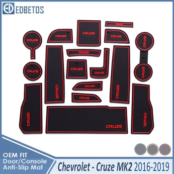

Anti-Dirty Pad For Chevrolet Cruze 2 2016 2017 2018 2019 mk2 Chevy Sedan Hatch Accessories Door Groove Gate Slot Coaster