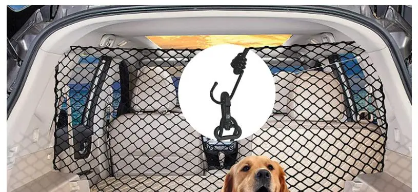 Hunde träger Hundes chutz netz Barriere Kofferraum Barriere sicheres Netz  für Hunde Reise zubehör Auto Haustier Träger für Fließheck suv Mesh -  AliExpress