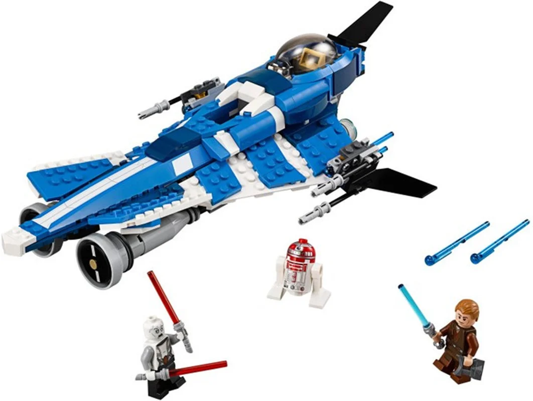 

Anakin's Custom Jedi 75087 Building Blocks Model Toy For Children BELA 10375 Space Wars Bricks Figure Compatible with Legoinglys