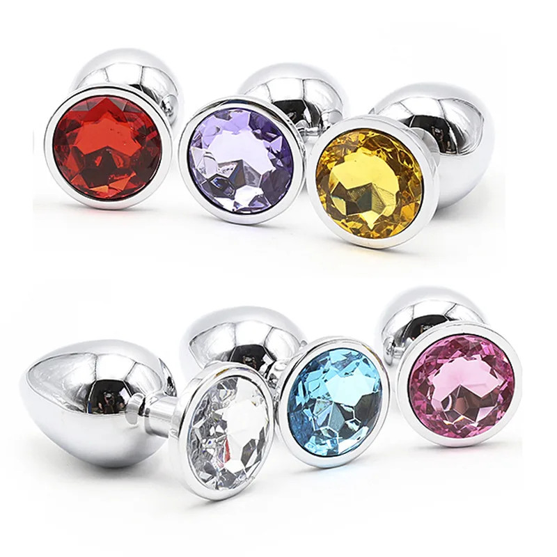 7CM-Stainless-Steel-Anal-Plug-Crystal-Jewelry-Round-Butt-Plug ...