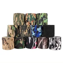 5 см x 4,5 м армейская камуфляжная уличная охотничья стрельба слепой обертывание камуфляж Стелс лента Водонепроницаемая обертывание прочная Горячая походная камуфляжная обертывание