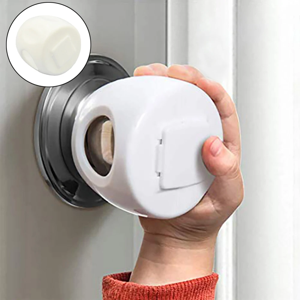 

4pcs Home Kids Door Knob Covers Softs Door Handle Knob Protector Covers Household Children Protection Products