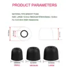 40pcs/20pair ANJIRUI T200 memory foam ear pads (L M S) 4.5mm Caliber insulation foam tips for in-ear headset earphones T200 size ► Photo 3/6