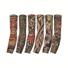 [По всей стране] Открытый Солнцезащитный нарукавник с татуировкой езда