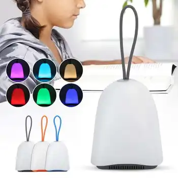 

Wireless Bluetooth Speaker Light Touch Control 8 Color LED Night Light Smart Speaker Hot