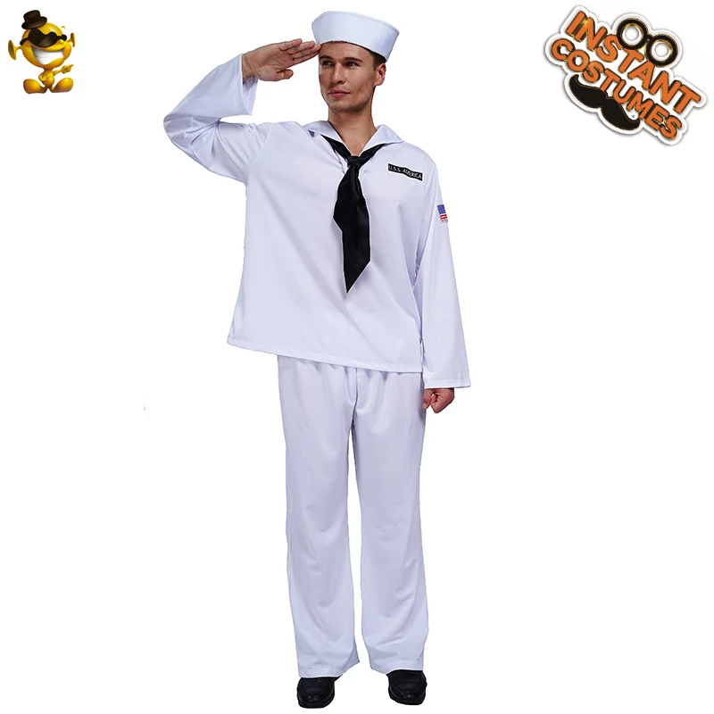 Mens Sailor Sea Captain Uniform Fancy Dress Costume atelieryuwa.ciao.jp