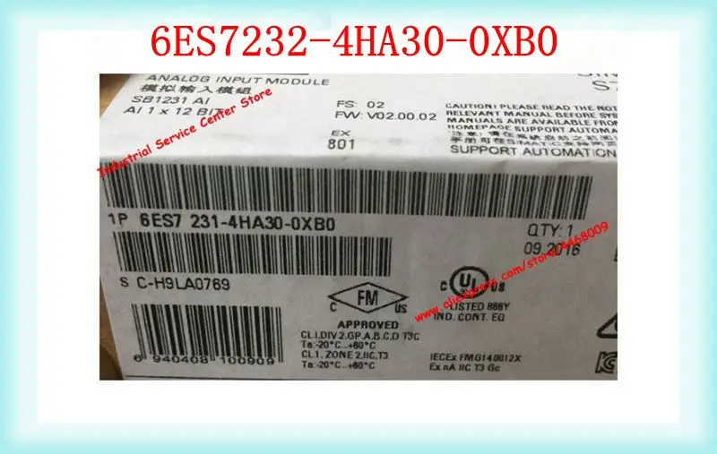 6ES7232-4HA30-0XB0 6ES7231-4HF32-0XB0 6ES7232-4HD32-0XB0 SIMATIC S7-1200 аналоговые Выход новый оригинальный PLC в