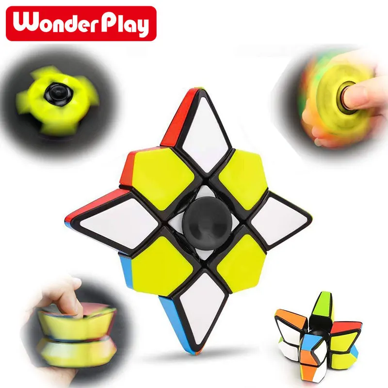 

Fidget Spinner Cube Puzzle Toy for Kids Brain Teaser Hand Spinner 1X3X3 antistress Toy Stress Relief Toys for Adults Kids