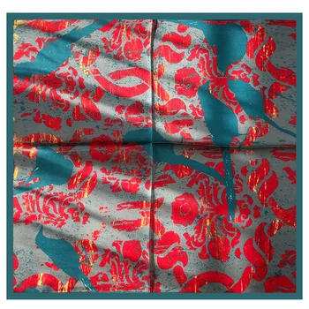 

Flame Peacock Nostalgic Retro Silk Scarf To Mom High Grade Silk Scarf South Korea Elegant Silk Square Scarf Silk Scarf For Lady
