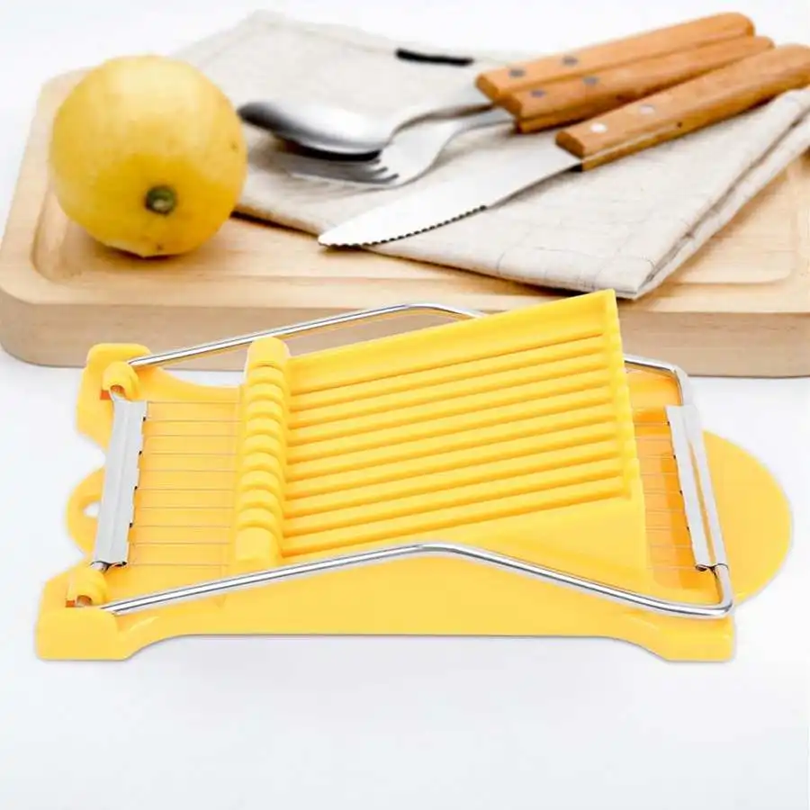 Stainless Steel Lunch Meat Slicer Multipurpose Egg Ham Banana Fruit Cutter Slicing Cutting ChipsTool Kitchen Accessories | Дом и сад