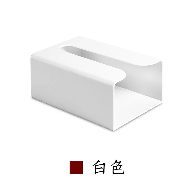 Tissue box white F384 домашний интерьер более функциональная паста тип коробка для салфеток ничего следа висячая тканевая рама Туалетная коробка для салфеток принять коробку - Цвет: Tissue box white