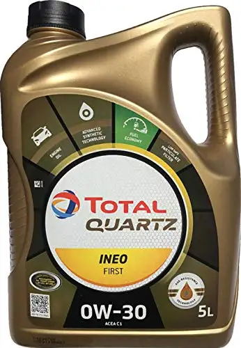 Olio Motore Lubrificante Totale Al Quarzo Ineo First 0W30 (5 L)