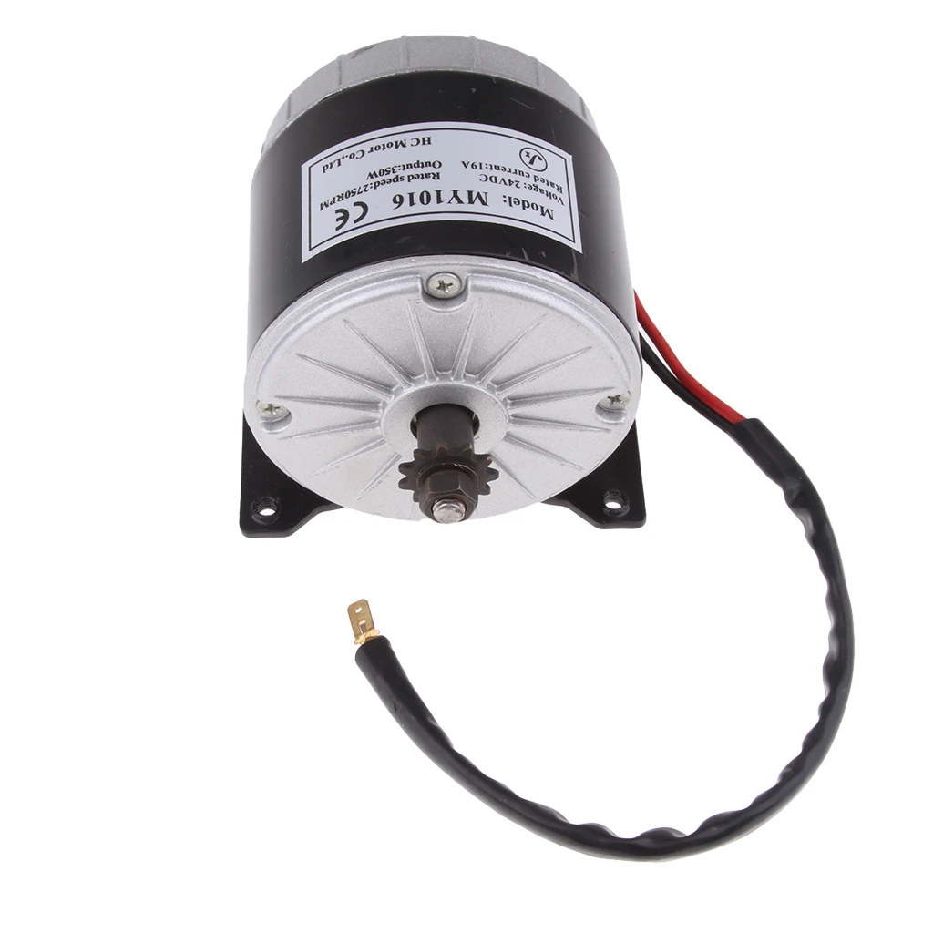 Черный металл высокая скорость 24V 2750RPM щетка магнит Электрический мотор для