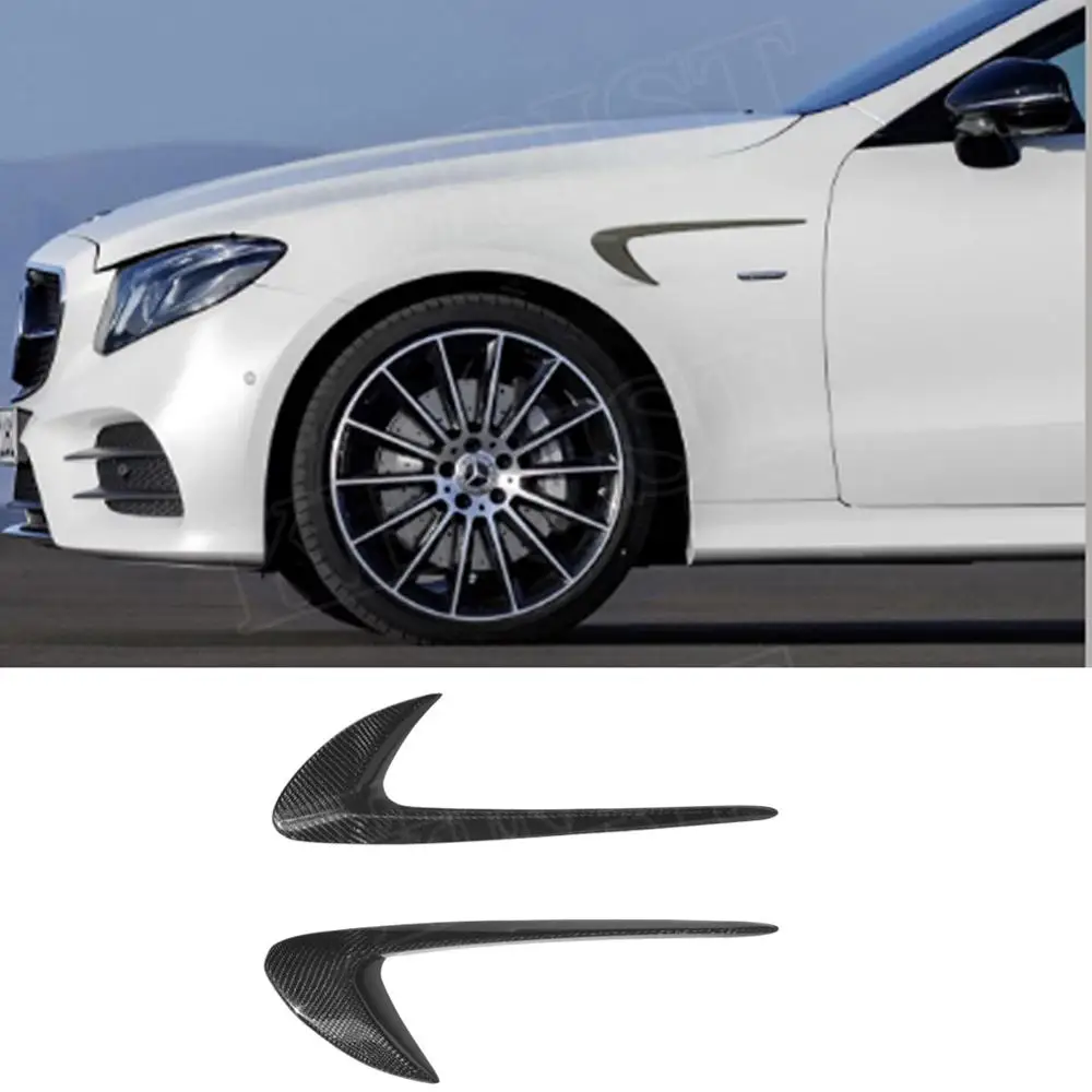 W205 карбоновое волокно для автомобиля боковое крыло вентиляционное отверстие