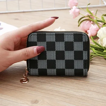 

women wallet purse women wallets purses lattice multicolor multifunction wallet zipper coin purse pattern lattice short wallets