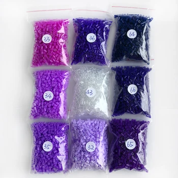 

9000pcs/bag 2.6mm Hama Beads juguetes 9 Colors Perler Beads Puzzle Education Toy Fuse Bead Jigsaw Puzzle For Children abalorios