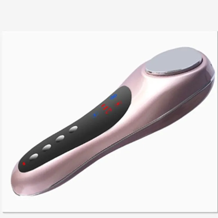 

Rechargeable Hot And Cold Inductive Therapeutical Instrument Derive Black Ultrasonic Vibration Ion Facial Import Essence Beauty