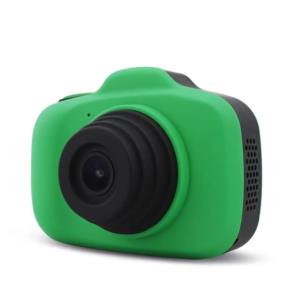 2.3 inches The Fifth Generation Mini Kids Camera Toys Digital Cartoon Slr Sports HD screen Camera Birthday Christmas Gift - Цвет: green