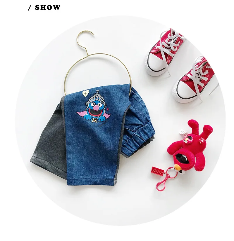 Childrenswear Autumn New Products BOY'S Korean-style Joint Fashion Cowboy Trousers Girls Western Style Versatile Jeans Fash