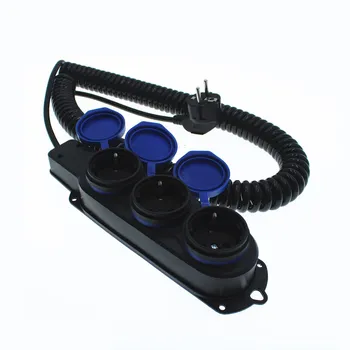 

1PCSEuropean standard spring telescopic wire row socket spiral cable