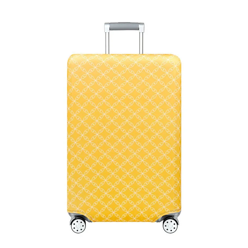 yellow Брендовые уплотненные Чехлы для багажа дорожный костюм Чехол Эластичный Защитный чехол Аксессуары для путешествий Чехол для 18-32 дюймов Чехол для багажа - Цвет: yellow