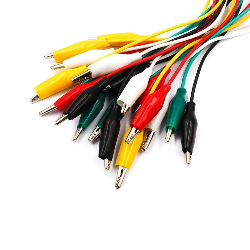 10 Pieces Test Lead Set and Alligator Clips 5 Colors Electrical Testing Probes for sale online 