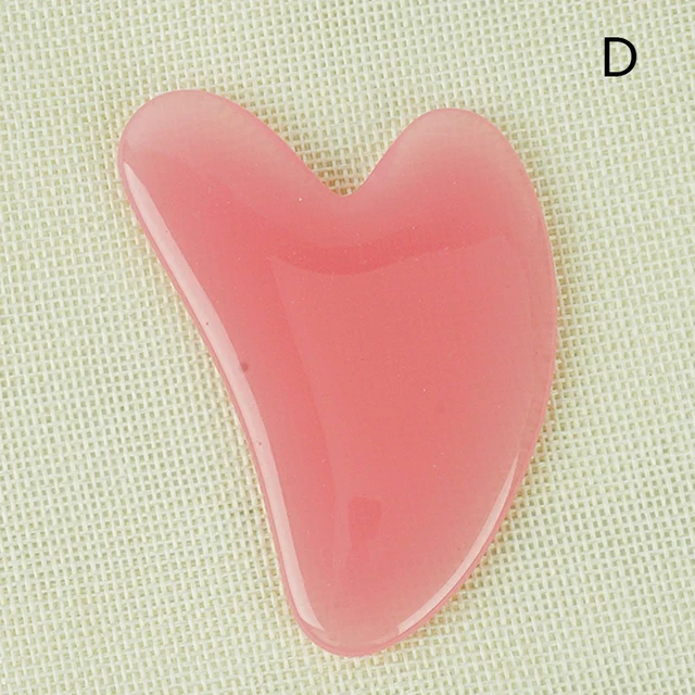 1pc Heart Shape SPA Massage Beeswax Gua sha Scraping Massage Scraper Face Massager Acupuncture Guasha Board Massager for face Beeswax