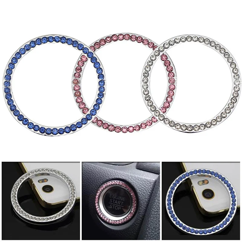 

Car Styling Engine Start Stop Ignition Ring Sticker For Mercedes-Benz W222 VV222 S205 S213 S212 X166 X164 X156 Car Accessories