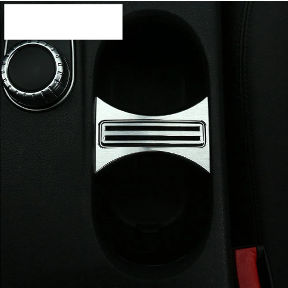 Aluminum Alloy Cup Holder Cover Frame Trim For Mercedes Benz CLA 200 220 260 GLA A Class W176 C117 W117 Car Accessories | Автомобили и