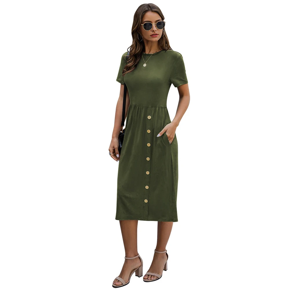 mid length dresses casual