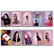 Новинка, 10 шт./компл., Kpop Twice Lomo, наклейка для фотостудии, летняя мода, липкая Фотокарта, 10 шт., плакат