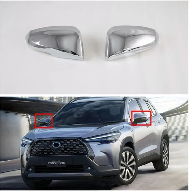 Per Toyota Corolla Cross 2020 Car Rear View Mirror Cover Trim Car Styling Sticker