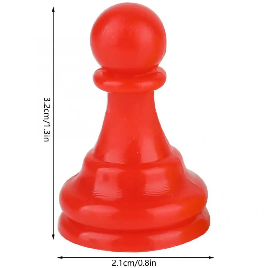 High Qulity board game Plastic Colorful Pieces Pawn Chess Pieces Dice Set for Board Games Accessories Chess Games accessories