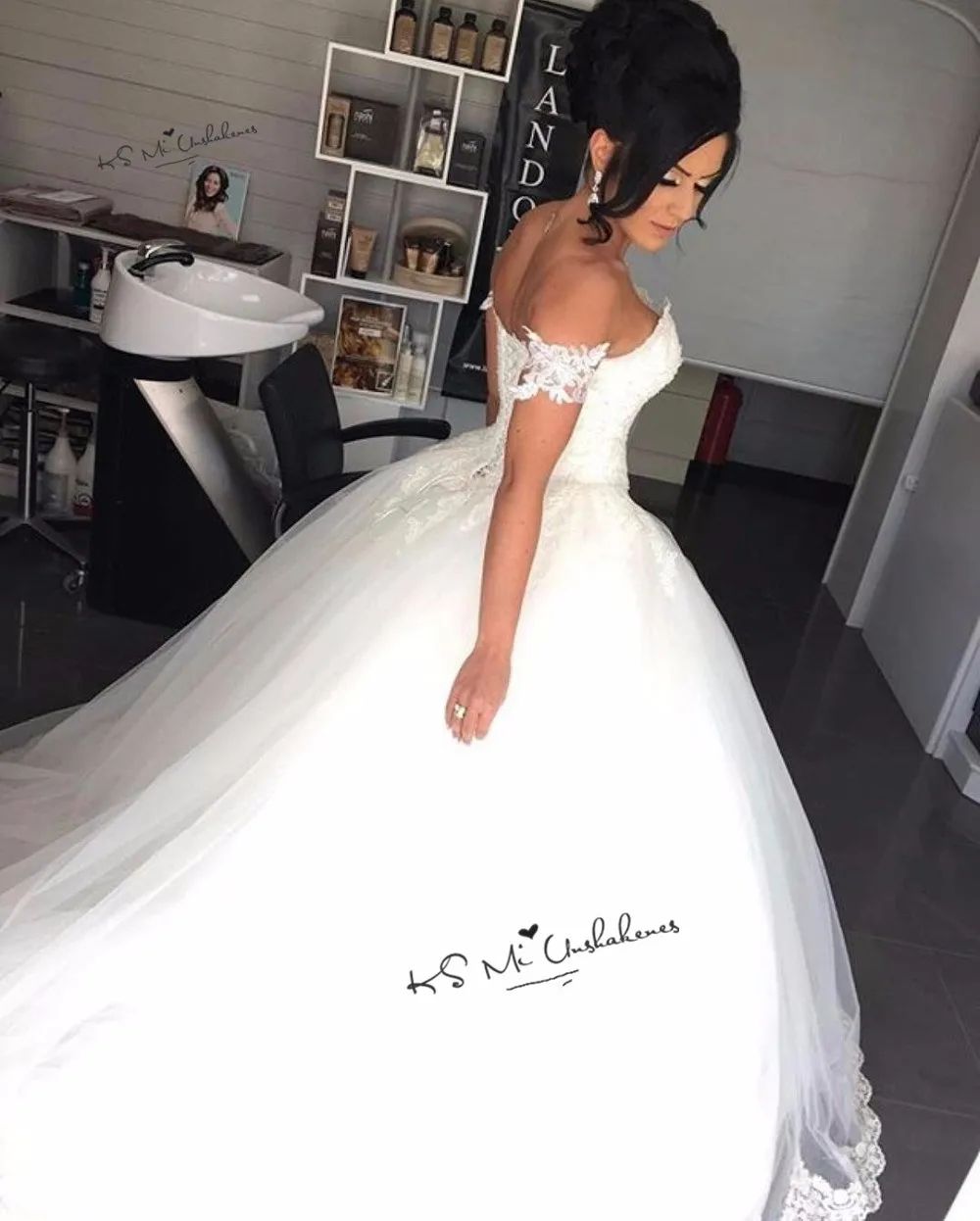 Vestido de Novia Новое арабское бальное платье Свадебные платья милое кружевное свадебное платье размера плюс платье невесты короткий рукав