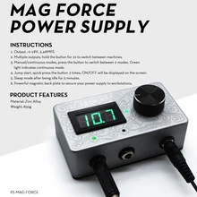 Гравировальный дизайн 3,4 Amp Mag Force цифровая Татуировка источник питания