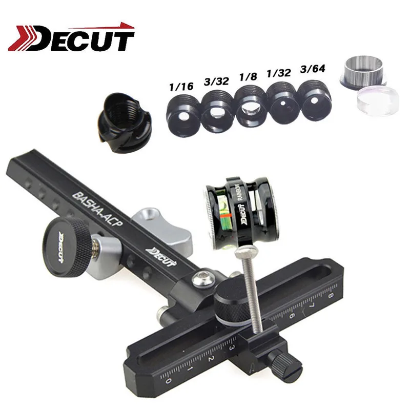 Archery Compound Bow Sight Kits 4x 6x 8x Power Lens Scope Bow Sight Peep Sight For Compound Bow