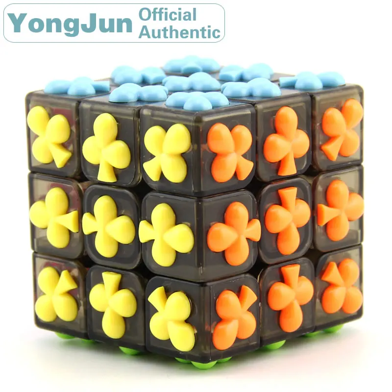 

YongJun Clubs Symbol 3x3x3 Magic Cube YJ 3x3 Professional Neo Speed Puzzle Antistress Educational Toys For Children