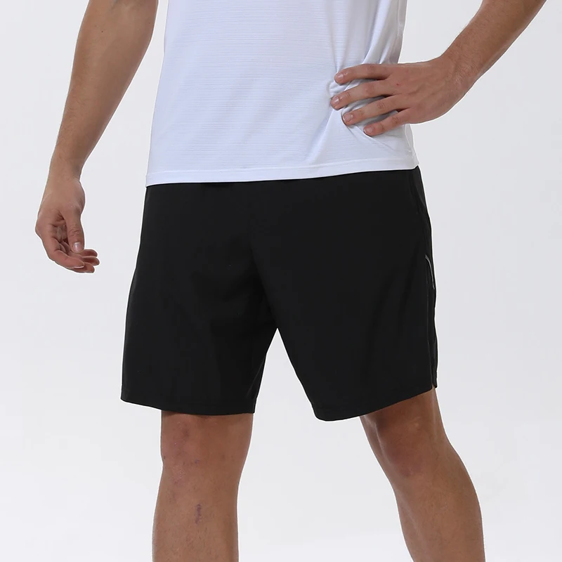 Running Shorts Men Sports Jogging Zipper Pockets Shorts Men's Basketball Fitness Training Quick Dry Short Pant