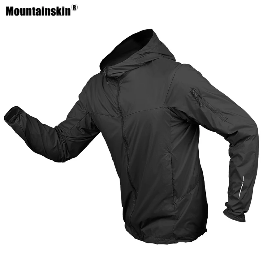 Мужская быстросохнущая кожанная одежда Mountainskin уличная спортивная