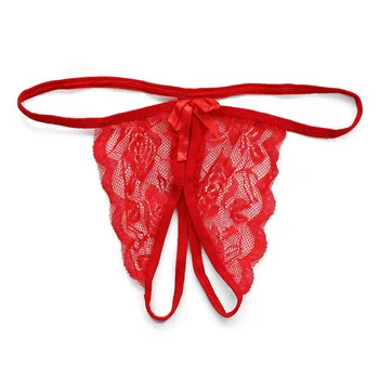 

2020 New Arrive Women Sexy Opening Crotch Panties Ladies Flower Lace Female Briefs Thongs G-string Lingerie Sexy Underwear