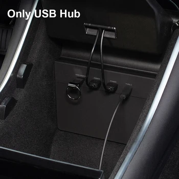 

USB Hub Dashcam Mode Viewer Plug And Play Safe Splitter for Tesla Model 3