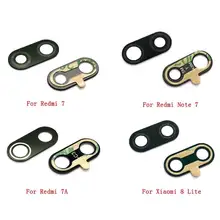 Funda de cristal para cámara trasera de Xiaomi, protector de lente para Xiaomi Redmi Note 7 / Mi 8 Lite 7A A1 A2 6A redmi 6 pro S2 SE mix 2 con pegatina adhesiva