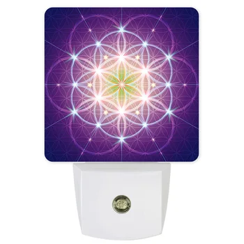 

Flower Life Of Flower LED Night Light with Sensor Baby Night Light US Plug for Children Living Room Bedroom Lighting