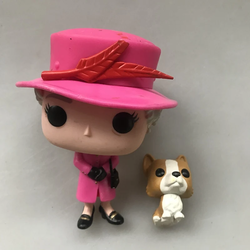 Оригинальная виниловая экшн-фигурка королевы с собакой Funko pop Коллекционная