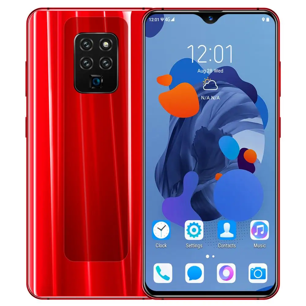 Mate35 6 3 дюймов 4G смартфон ГБ ОЗУ 128 Гб ПЗУ экран капли воды мобильный телефон