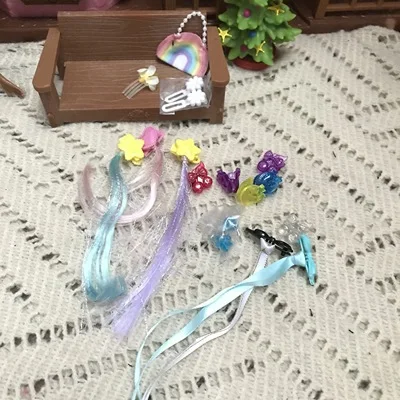 

new brand licca hairpin bobby pin Accessorries on sale Original dolls collection drop shipping