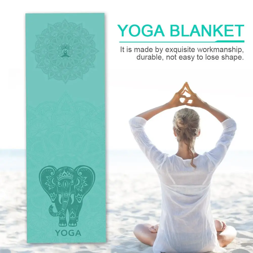 

Quick-drying Folding Yoga Mat Fitness Blanket Double-sided Non-slip Sweat-absorbent Microfiber Anti-skid Pilates Blanket