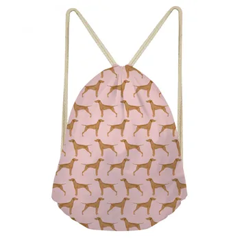 

Aulaygo Vizsla Dog Print Women Drawstring Backpack Ladies String Beach Bags for Females Fashion Bagpack Girls Shoulder Backpacks