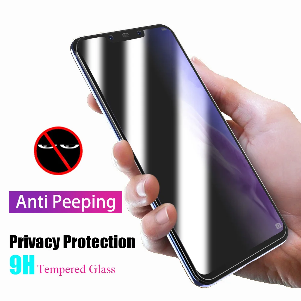 Full Cover Privacy Anti Glar Glass Case For HuaWei Mate 9 10 20 Mate10